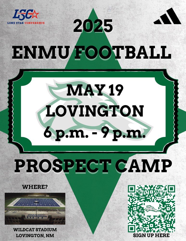 1st camp of the summer kicks off in one week.  Come join us for some Monday Night Football in Lovington! #reignforever