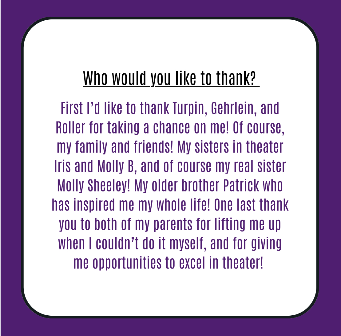 Senior Spotlight...Ellen Sheeley!