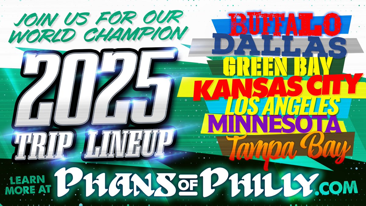 Schedule release week 👀👀

Our packages for all away games will be out shortly after #FlyEaglesFly