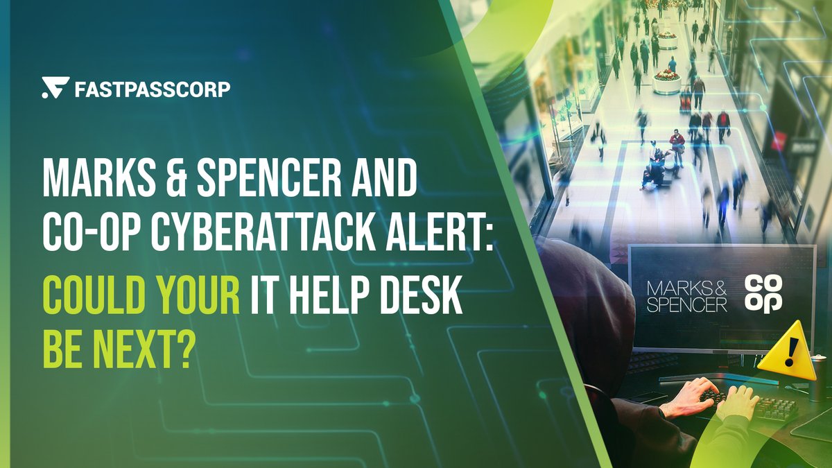 FastPassCorpAS's tweet image. ⚠️ IT Help Desk exploited again! UK&apos;s Marks &amp;amp; Spencer breach proves your frontline may be vulnerable to social engineering.

Strengthen your defense, automate identity checks, and secure your users—before it&apos;s too late.
🔗bit.ly/3SliVpP #CyberSecurity #IdentityManagement…