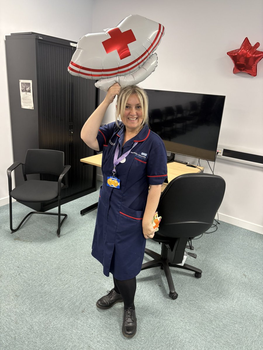 Sarah our Quality Matron getting into the party spirit 🥳❤️