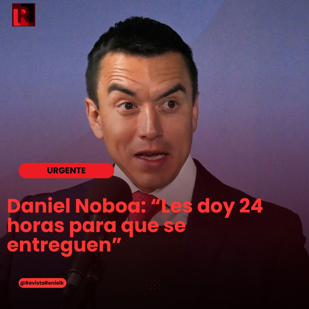 Contundente😱 El presidente Daniel Noboa lanzó un comunicado contundente al puro estilo de Lenin Moreno🧑🏽‍🦼 "Les doy 24 horas a los asesinos de los militares para que se entreguen"