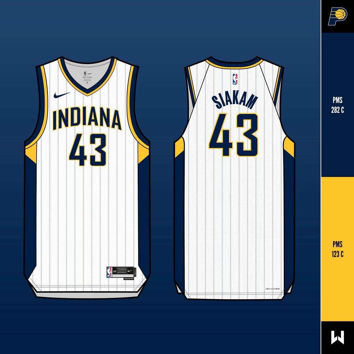 pacers pinstripe jersey 2020