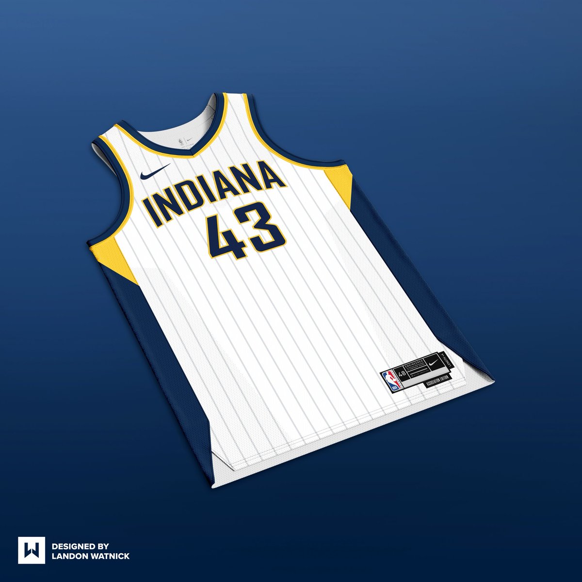 pacers pinstripe jersey 2020