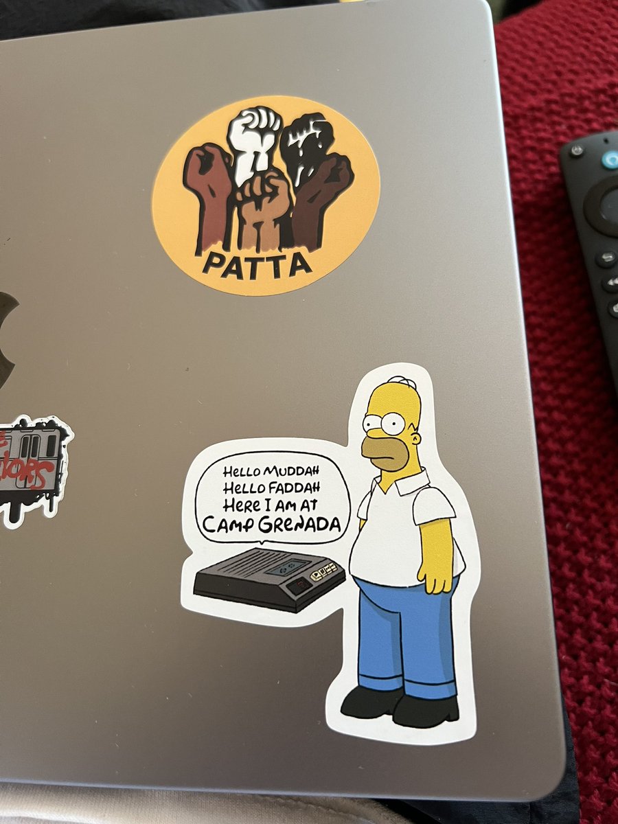 To whom this may concern: PUT STICKERS ON YOUR MACBOOK!

Just fuck it man. I know what you’re thinking:
“Ahhhh it looks so sleek without ‘em tho” or “Stickers are tryhard, I don’t need to wear my personality outwardly.”

Nah fuck dat. Live your best life. Just do it. Funny innit.