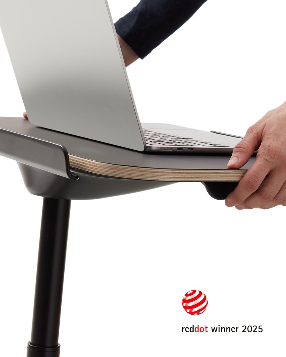 Smart design, recognized. We are so proud to take home the 🔴 <a href="/reddot/">Red Dot</a> Award for the #Cosi Laptop Table! 
Designed with <a href="/pearsonlloyd/">Pearson Lloyd</a>  Cosi adjusts to you, whether you're grinding through emails at your desk or taking Zoom calls from your favorite lounge chair.