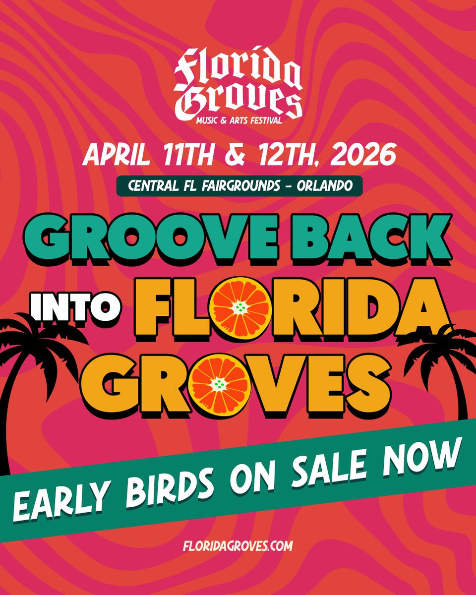 Swoop In Early, Groove All Weekend — Early Bird Tickets Are Live!🍊🍃