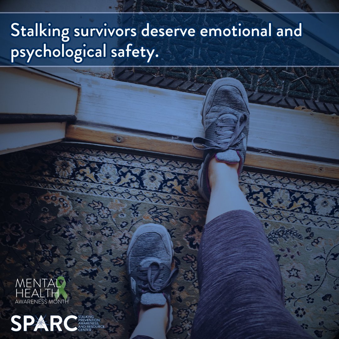No one deserves to live in fear. Safety planning for stalking victims must meaningfully address emotional and psychological safety. #MHAM2025