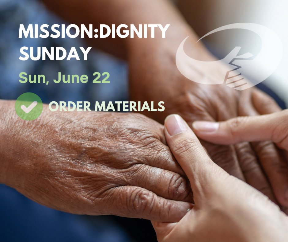 Get ready for Mission:Dignity Sunday 2025 on June 22! #MissionDignity Sunday materials are now available to order for your church or Sunday school class. Visit MDSunday.org to order yours today!
