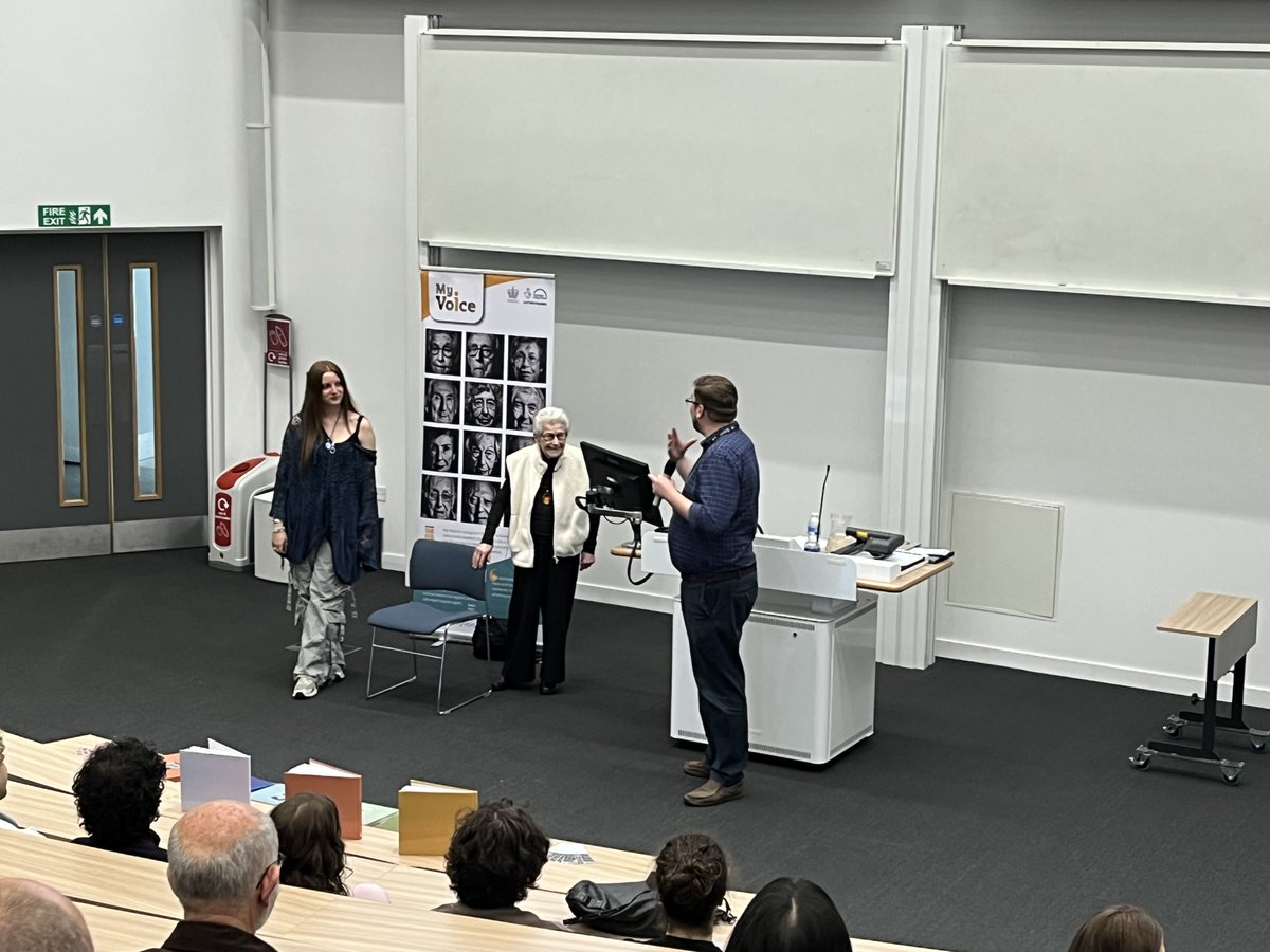 Fed My Voice Holocaust Survivor Storyteller Anne Super told her story of survival in Poland during World War Two to over 50 students at <a href="/LancasterUni/">Lancaster University</a> last week followed by a Q &amp; A session.

The visit was facilitated by Rabbi Danny Bergson, the Stakeholder and Engagement Manager