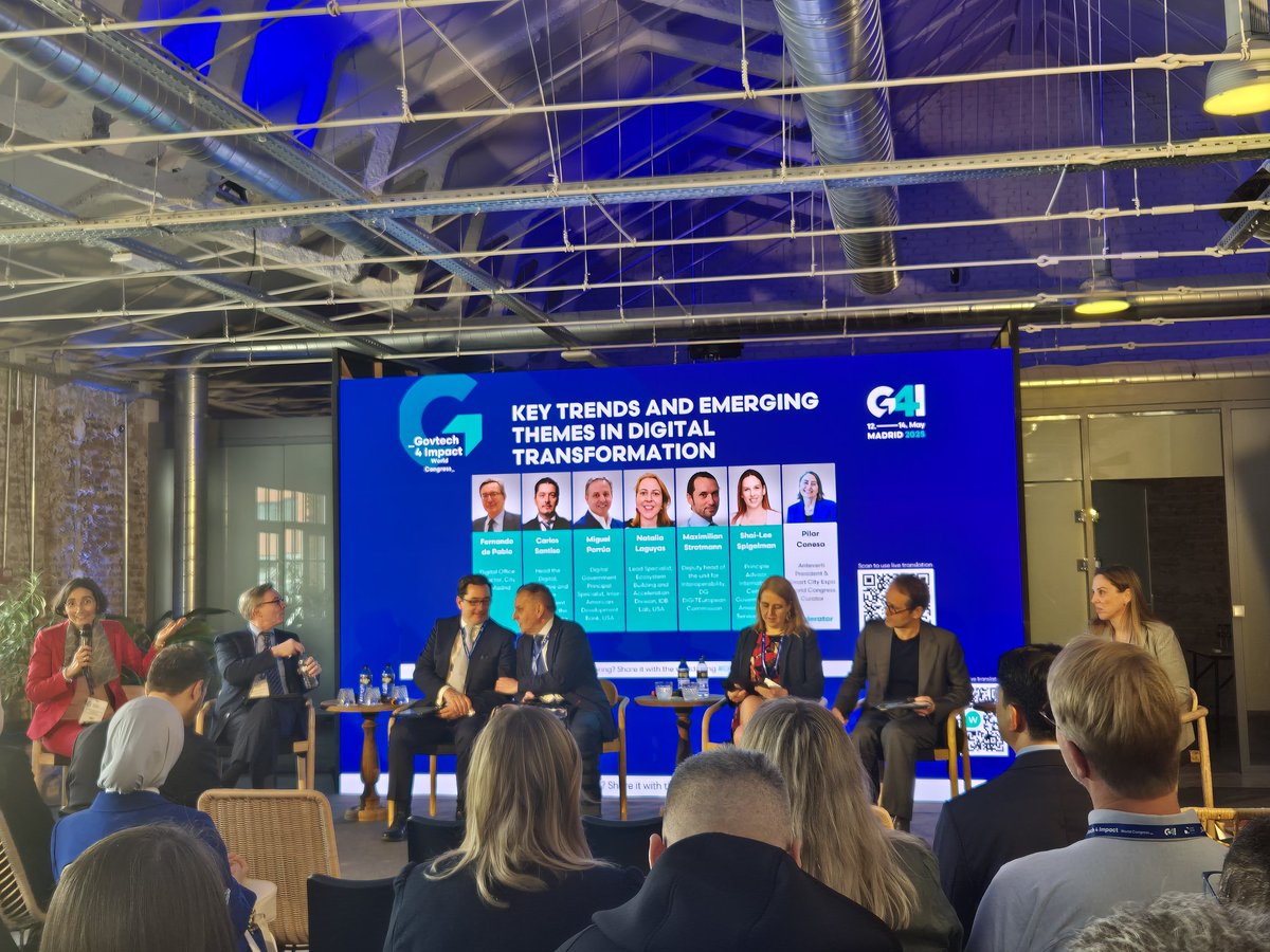 Algash_O's tweet photo. First day at #G4I2025 — lots of great experts and perspectives. Tomorrow, my colleague Azamat Baimen from #NITEC will share insights on digitalization in #Kazakhstan. Looking forward to his talk! #Kazajistán #govtech https://t.co/5YXVTgNEgD