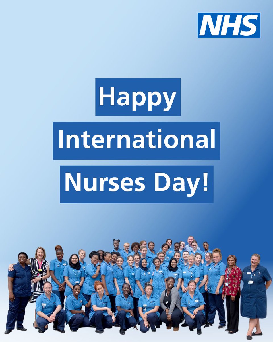 Happy International Nurses Day! 💙🎉

Happy #InternationalNursesDay to the all the incredible nurses who make up Team BCHC.

Today is a day where we extend our appreciation for your dedication, skills and compassion to our patients across Birmingham and the West Midlands.