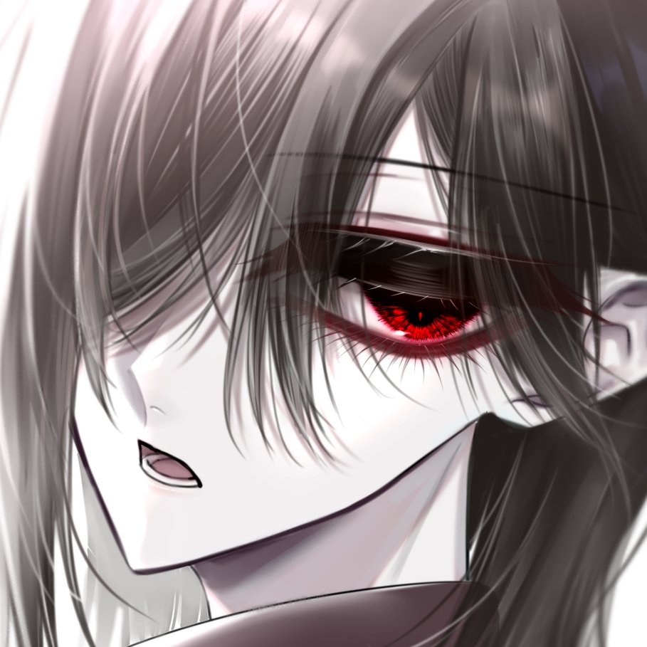 エドウィンの瞳って赤い蝶を閉じ込めたような感じだったらいいな〜みたいなのを描きたかった絵です