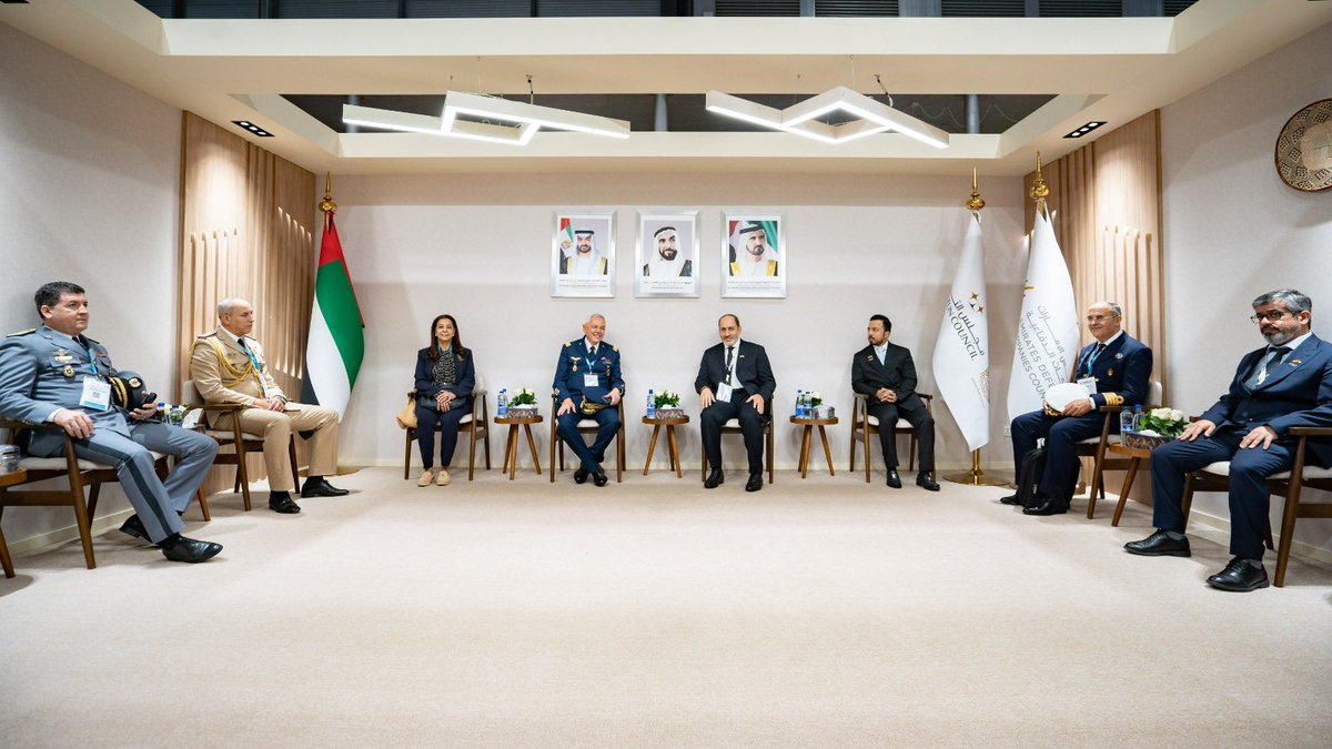 زيارة اللواء جوي فؤاد مومن، رئيس المكتب الرابع لأركان الحرب العامة للقوات المسلحة الملكية المغربية، للجناح الوطني لدولة الإمارات بمعرض إسبانيا الدولي للدفاع والأمن 2025.