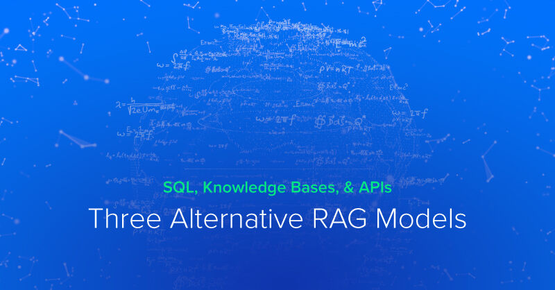 Three Alternative RAG Models - SQL, Knowledge Bases, &amp; APIs bit.ly/4ivhKib

#LLM #API #RAG