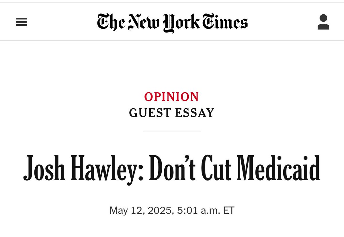 DC_Draino's tweet image. Senator @HawleyMO is right - cutting Medicaid would lead to a bloodbath for Republicans in the midterms

President Trump promised to protect Medicaid &amp;amp; House republicans should listen to the guy who won the popular vote

Koch-funded RINOs are trying to slash it and eliminate…