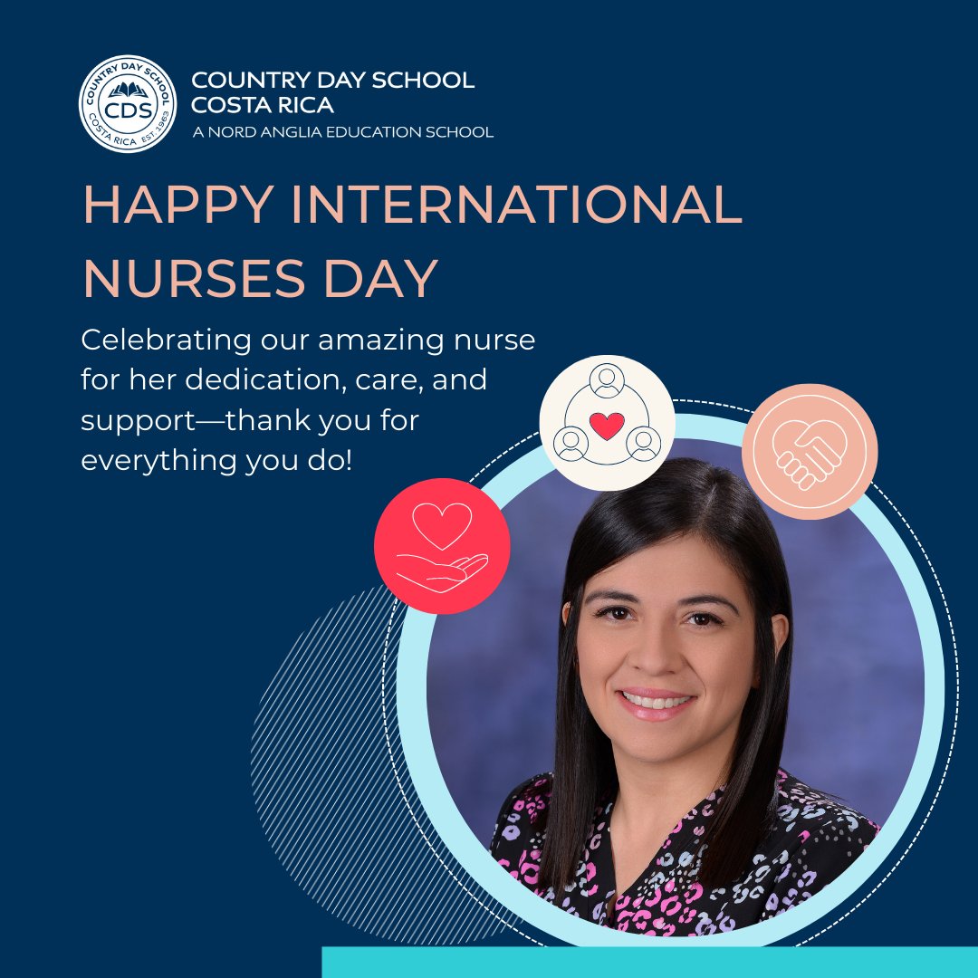CountryDayCR's tweet image. Grateful for our incredible nurse—your care makes a difference every day! 💙 #InternationalNursesDay #CountryDayCR #NordAngliaEducation