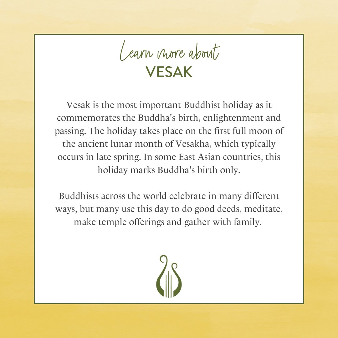Happy Vesak Day to our Buddhist sisters! Wishing you and your loved ones a day filled with peace and reflection.