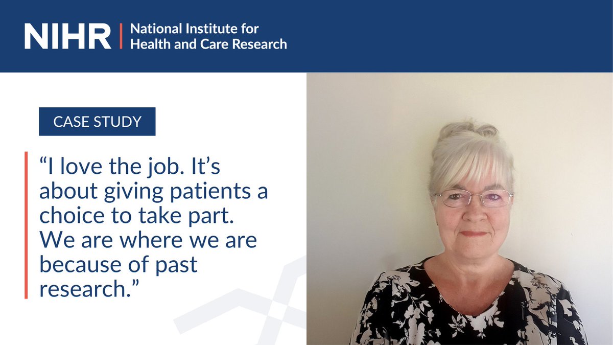 On #InternationalNursesDay2025, we are celebrating Terry's long and dedicated career as a research nurse in the #WestMidlands - read her inspiring story here: rdn.nihr.ac.uk/stories/intern…