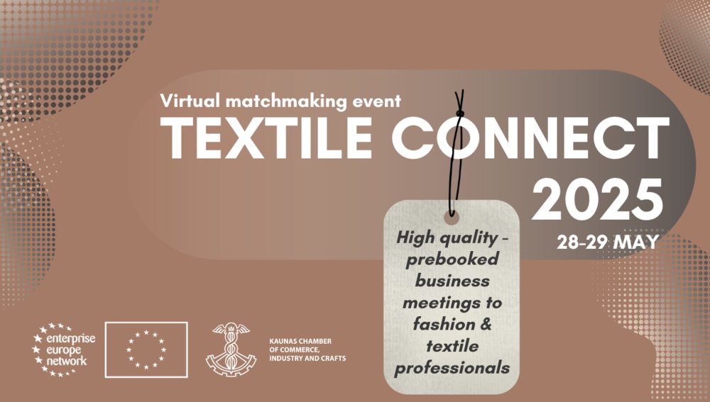 Partecipa alla nuova edizione dell'evento internazionale di incontri bilaterali TEXTILE CONNECT che si svolgerà online il 28 e 29 maggio 2025.

Textile Connect è una piattaforma online per favorire connessioni  tra aziende e designer nel #tessile.

ℹ️textileconnect25.b2match.io