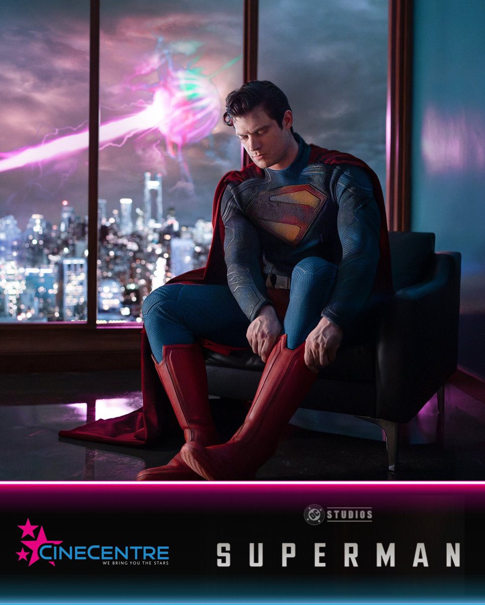 🦸‍♂️ FIRST LOOK: The Man of Steel Returns! 🦸‍♂️
CineCentre fans -the new era of Superman has arrived!
Get your first glimpse of David Corenswet suiting up as the iconic hero in SUPERMAN - releasing 11 July at CineCentre.
Truth, justice, and a summer blockbuster like no other! 💥🎬