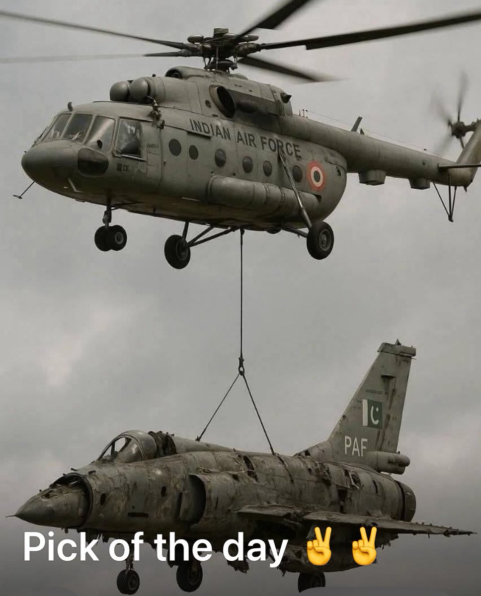 Wow! Really proud and happy. The pick of the day 
#IndoPakWar #NorthernComd_IA #PMO #IndianArmy #OperationSindoor #indianAirForce