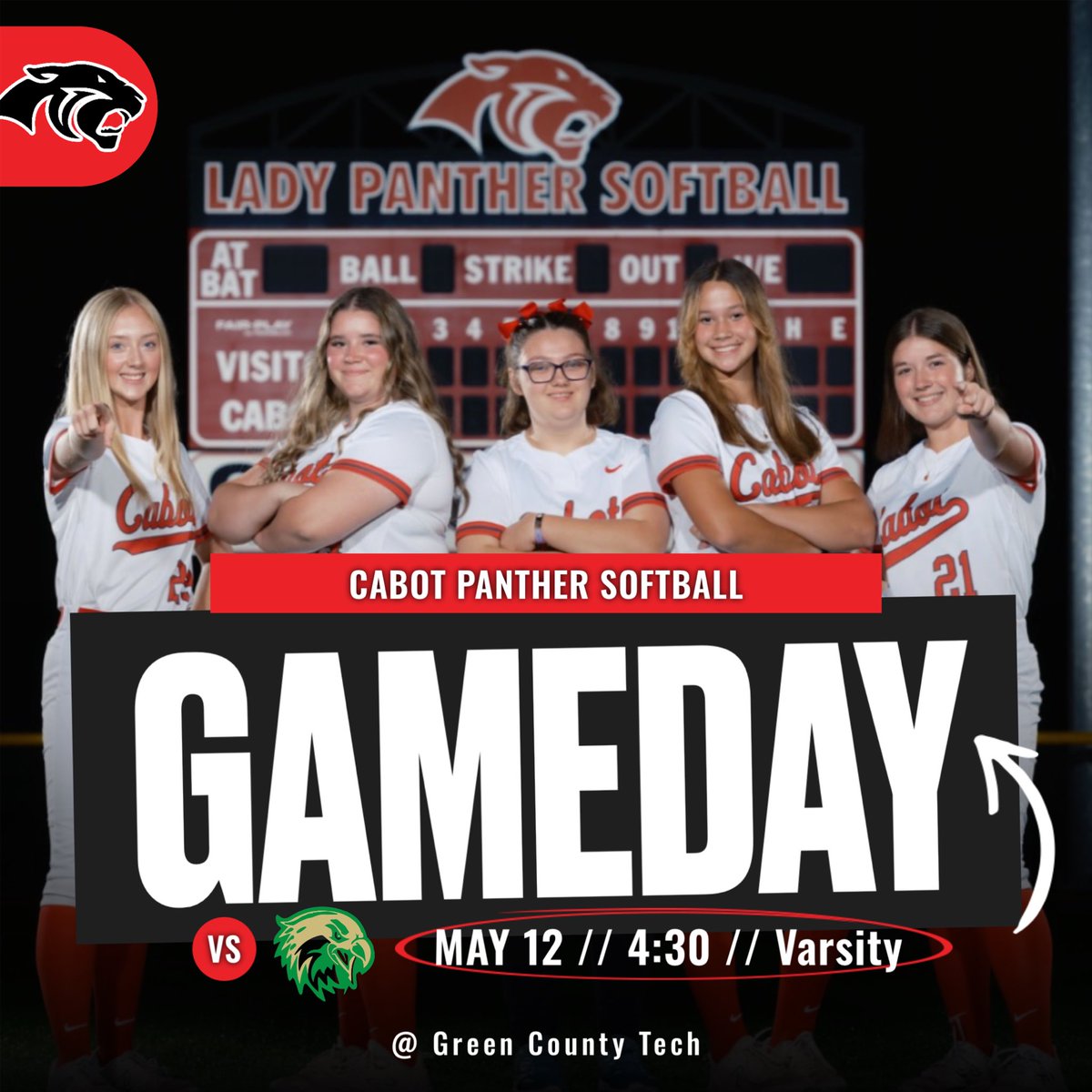 CHS LADY PANTHER SOFTBALL (@cabot_softball) on Twitter photo 