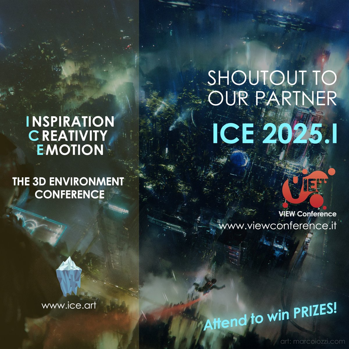 IceConference's tweet image. Shoutout to our Partner VIEW Conference! 🌆 🚀
viewconference.it

Thank you for being part of this journey!

@ViewConference @to_megutierrez @IceConference @davina_leonard @GDBAYcom

#viewconference #view2025 #vfx #postproduction #film #animation #fmx