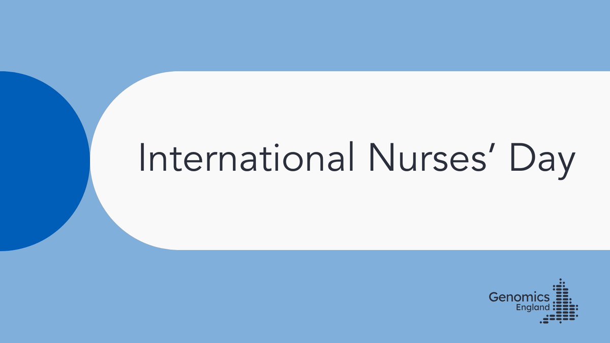 Today we celebrate the vital role nurses play in genomic medicine. From guiding patients through testing to delivering compassionate care.

Revisit this podcast on how nurses and health visitors support patients after a genetic diagnosis: genomicsengland.podbean.com/e/tiggy-johnst…

#NursesDay
