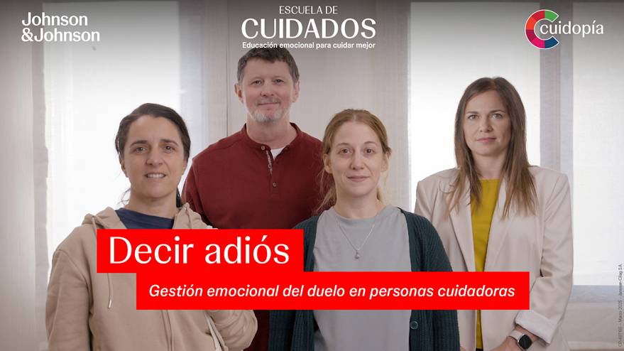 JNJInnovMedES's tweet image. 🥗Estrenamos una nueva entrega de Escuela de Cuidados de #Cuidopía: ‘Decir adiós’, centrada en la gestión emocional del duelo en personas cuidadoras.

¿Qué emociones atraviesan las personas cuidadoras en el duelo? 🫂 Descubre consejos prácticos, entrevistas con expertos y fichas
