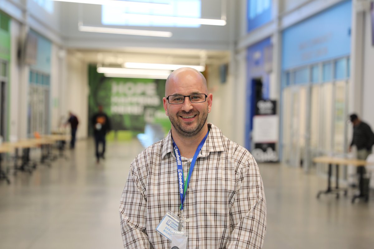 Fresh out of a halfway house after serving 5 years in federal prison, Donald found Goodwill. Less than a year later, he has 3 promotions, a car, and a new purpose—helping others change their lives like he did. 🙌 GoodwillKY.org/Donald #MissionMonday