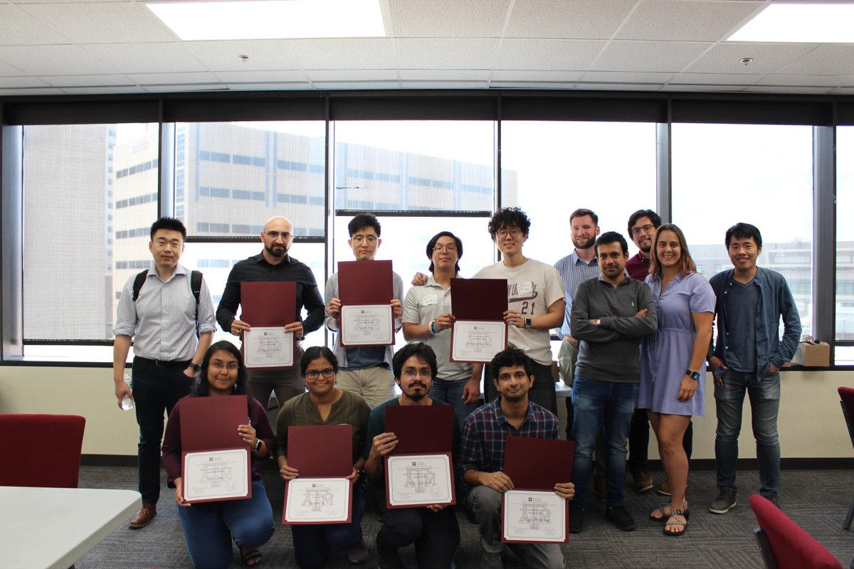 TAMUstats's tweet image. π Huge congrats to all winners of the 2025 SETCASA Poster Competition! π
Special shoutout to Arhit, Snigdha, Srijato, John Paul, Brian, Trisha, Sungee & Aramayis! π
Amazing work by all β good luck on whatβs next! π«
#tamu #tamustats #statistics #postercomp