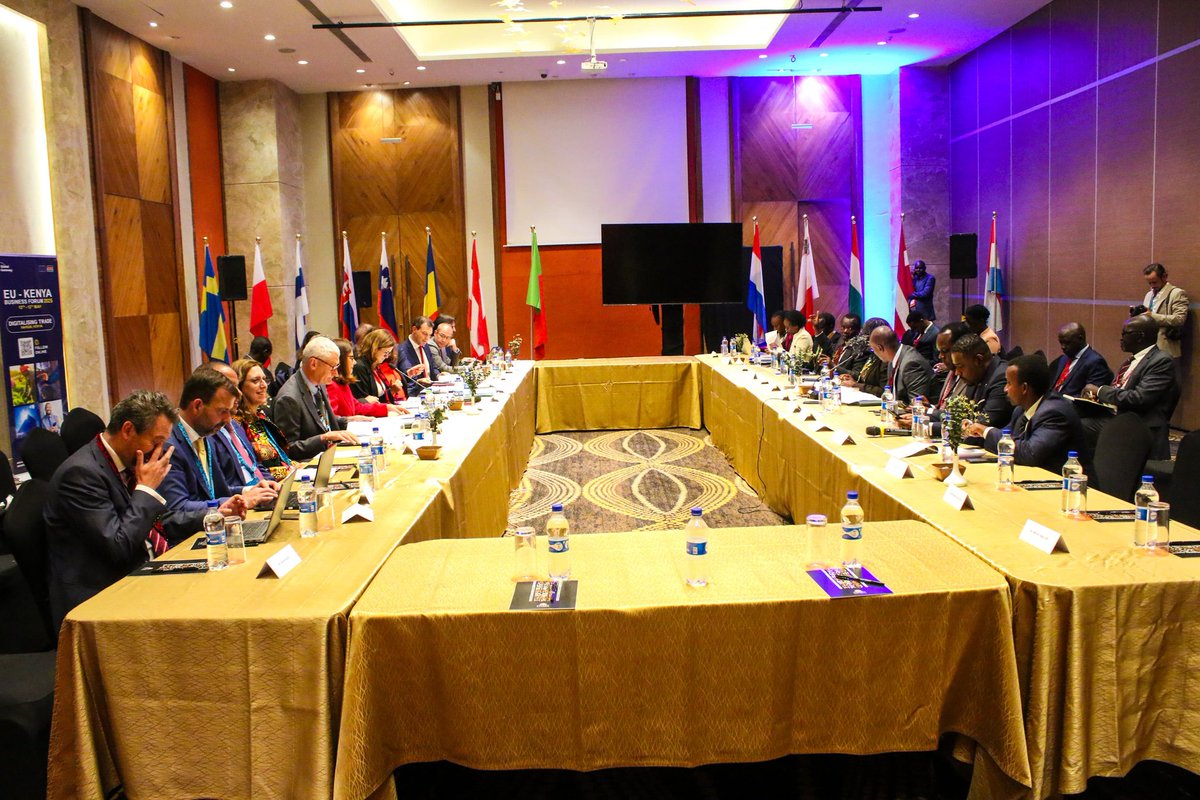 Principal Secretary for Trade Regina Ombam this afternoon joined the Cabinet Secretary for Investments, Trade and Industry Lee Kinyanjui during the inaugural Kenya- EU EPA Council meeting held in Nairobi.

CS Kinyanjui co-chaired the meeting with the EU Commissioner for Trade and