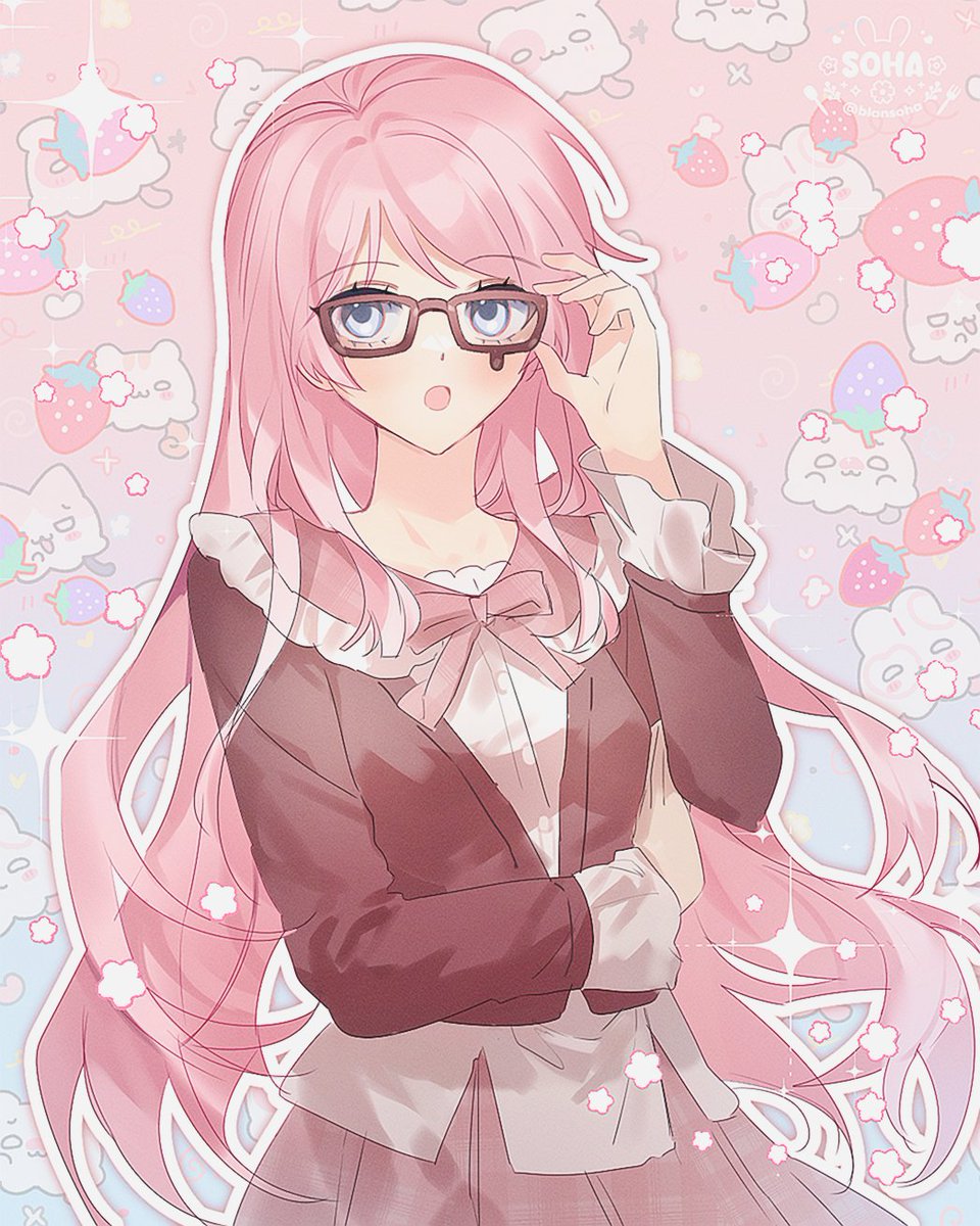 blansoha's tweet image. #Mygo #千早愛音 👓💧