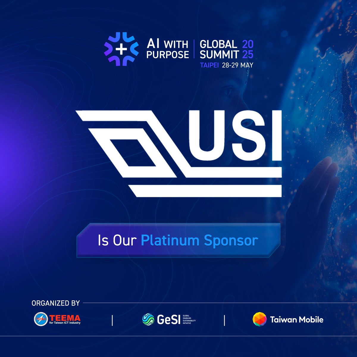Get ready to meet our Platinum Sponsors for the AI with Purpose Global Summit – coming up May 28–29 in Taipei, Taiwan! 🚀 📷 Learn more &amp; register for the AI with Purpose Global Summit: lnkd.in/gZkgPRR9