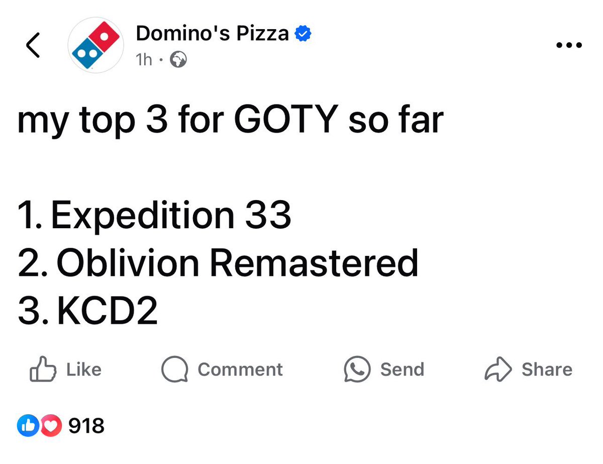 thank you <a href="/Dominos_UK/">Domino's Pizza UK</a>
