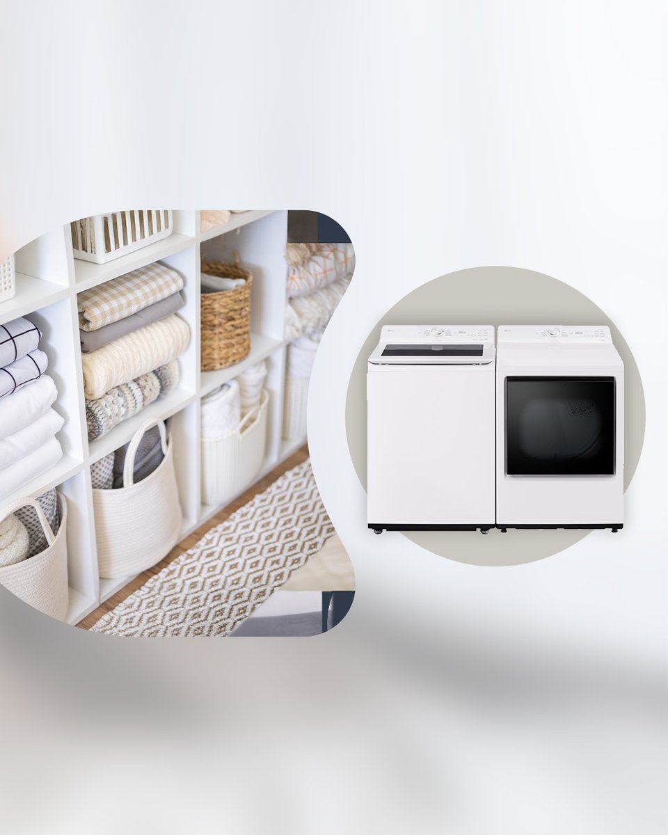 Spring has us packing away warm sheets and fluffy blankets. Whether washing sheets for a single bed or California King, there’s an LG Mega Capacity laundry pair for everyone. 

 Check out lge.ai/6014NTsia to learn more. 

#LG #LifesGood #SpringCleaning