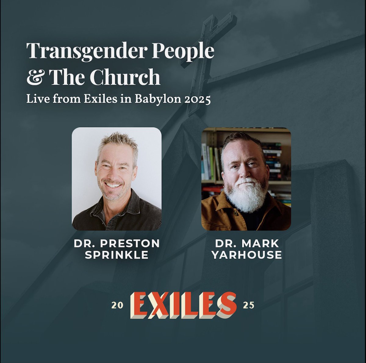 Theology in the Raw (@rawtheology) on Twitter photo During this session from Exiles in Babylon MSP, <a href="/PrestonSprinkle/">Preston Sprinkle</a> and <a href="/markyarhouse/">Mark Yarhouse</a> discuss transgender people and the church.
Listen here: podcasts.apple.com/us/podcast/the…
Additional panel discussion on Patreon: buff.ly/Is293xZ During this session from Exiles in Babylon MSP, <a href="/PrestonSprinkle/">Preston Sprinkle</a> and <a href="/markyarhouse/">Mark Yarhouse</a> discuss transgender people and the church.
Listen here: podcasts.apple.com/us/podcast/the…
Additional panel discussion on Patreon: buff.ly/Is293xZ