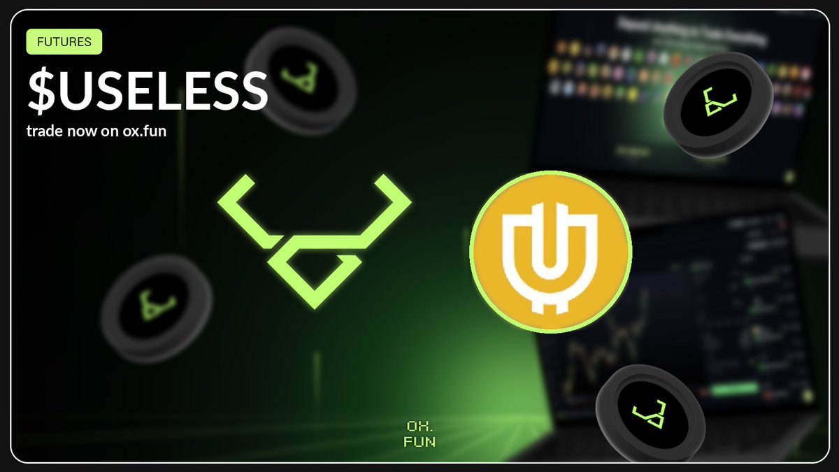 📢 NEW LISTING: #USELESS

<a href="/aUselessCoin/">Useless Coin</a> is now available to trade on OXFUN with up to 5x leverage