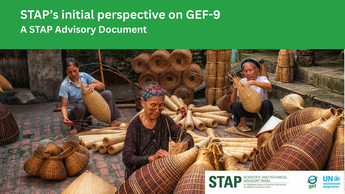 Scientific and Technical Advisory Panel of the GEF (@stap_gef) on Twitter photo <a href="/STAP_GEF/">Scientific and Technical Advisory Panel of the GEF</a> undertook an extensive consultation process culminating in its initial thoughts and advice for the GEF-9 replenishment period.
Find out more👇
bit.ly/43gz6K0 <a href="/STAP_GEF/">Scientific and Technical Advisory Panel of the GEF</a> undertook an extensive consultation process culminating in its initial thoughts and advice for the GEF-9 replenishment period.
Find out more👇
bit.ly/43gz6K0