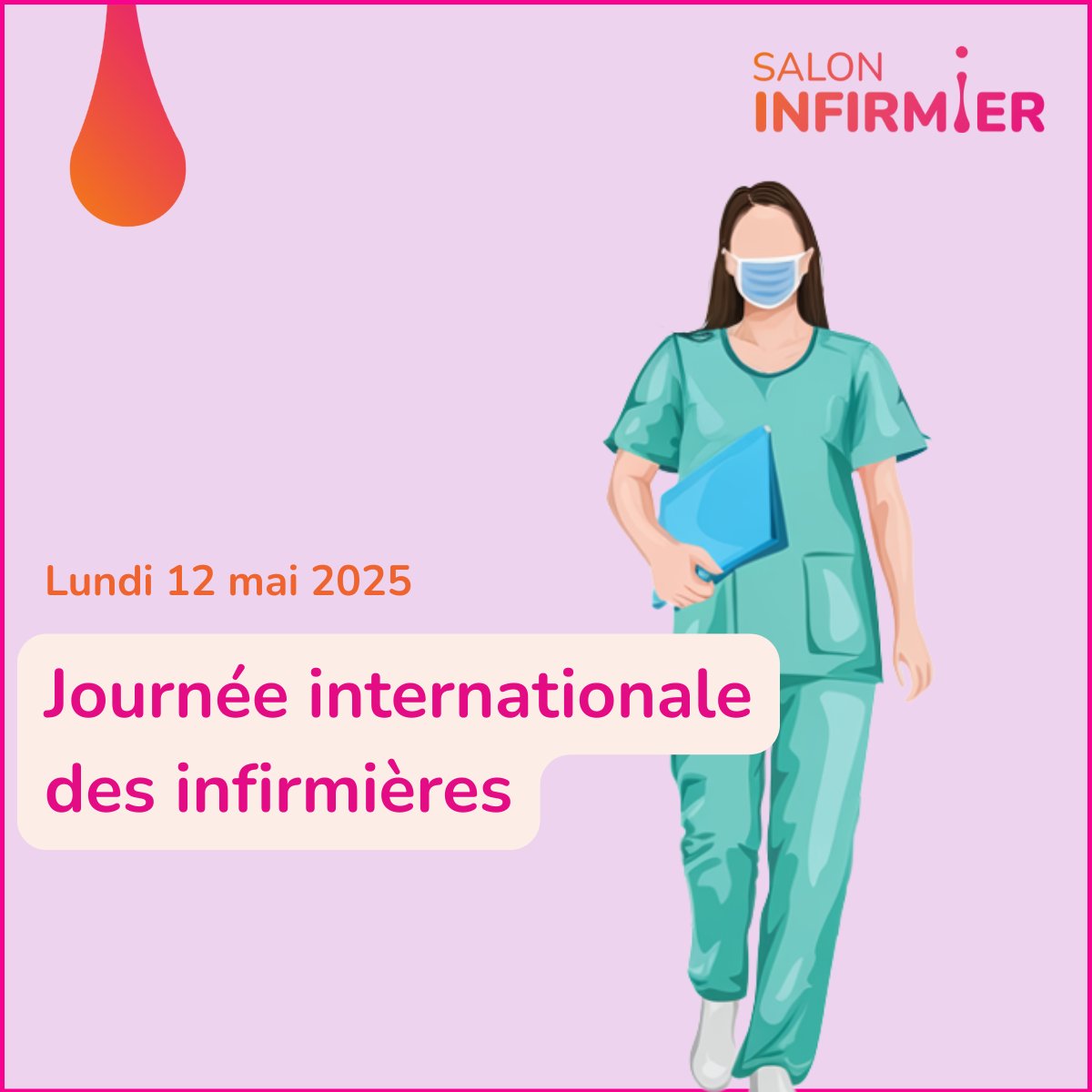 🩷 𝗝𝗼𝘂𝗿𝗻𝗲́𝗲 𝗶𝗻𝘁𝗲𝗿𝗻𝗮𝘁𝗶𝗼𝗻𝗮𝗹𝗲 𝗱𝗲𝘀 𝗶𝗻𝗳𝗶𝗿𝗺𝗶𝗲̀𝗿𝗲𝘀

⚠️ En cette Journée internationale des infirmières, le Salon Infirmier réaffirme, une fois encore, l’urgence de mettre en lumière la réalité préoccupante de la santé des soignants.
