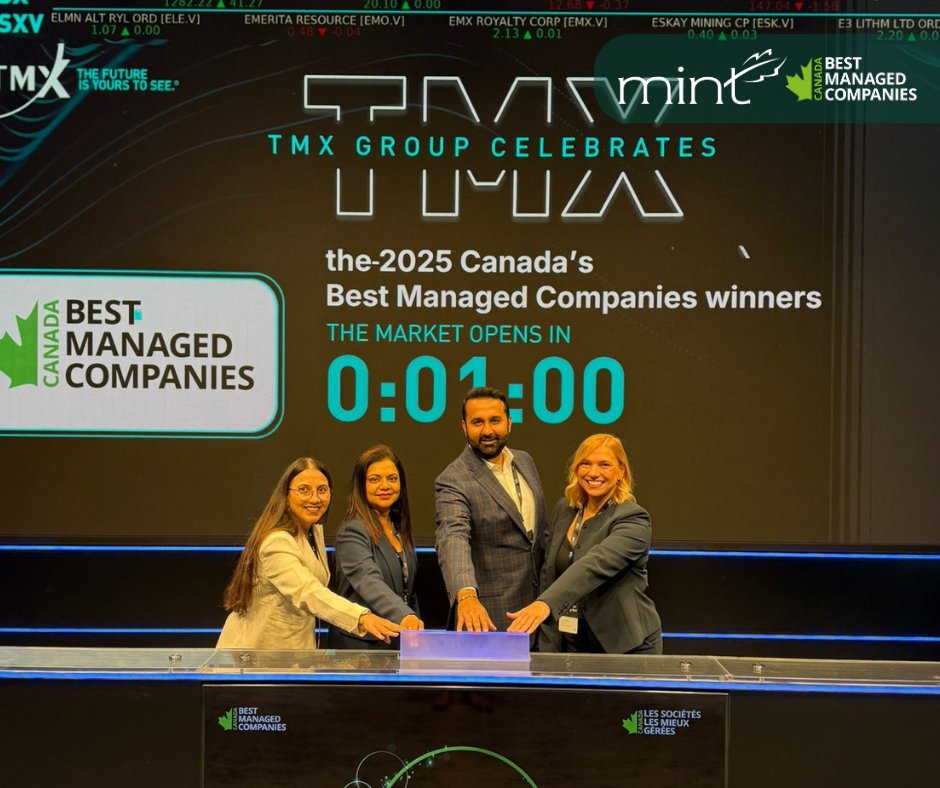 Lucky number 7!

We’re proud to share that Mint Pharmaceuticals has been named one of Canada’s Best Managed Companies by <a href="/Deloitte/">Deloitte</a> for the 7th consecutive year.