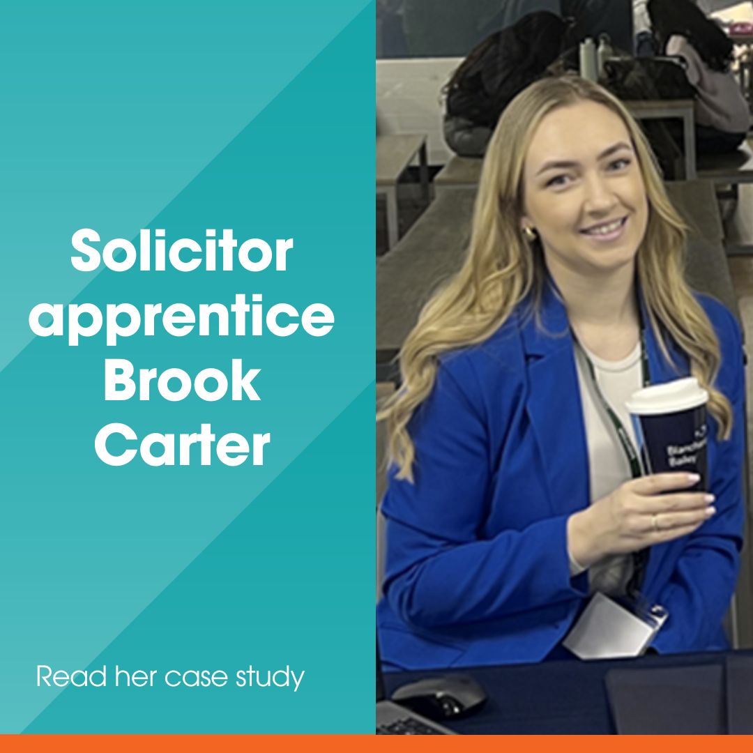 Well done to Brook Carter who is on her way to qualifying as a solicitor through Damar's solicitor apprenticeship.

Read Brook's case study, which includes advice for others thinking about this pathway: damartraining.com/apprentice-stu…

#sqe #solicitorapprenticeships