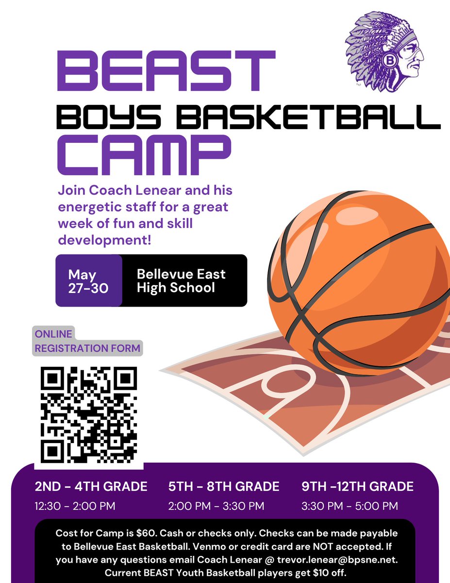 Camp week will be here before we know it! 

Walk-Ins are welcome, but register today to guarantee a shirt!  

docs.google.com/forms/d/e/1FAI…