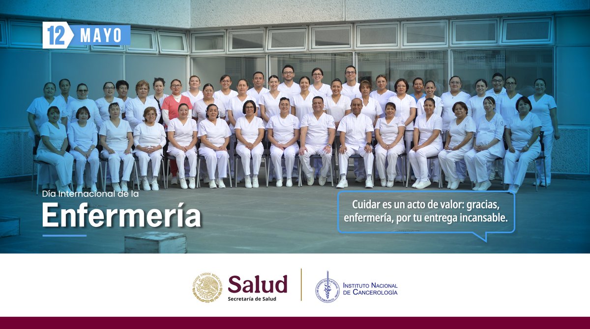 Hoy celebramos el Día Internacional de la Enfermería. Gracias por su entrega y dedicación. ¡Su labor salva vidas! 🏥❤️ #DíaDeLaEnfermería