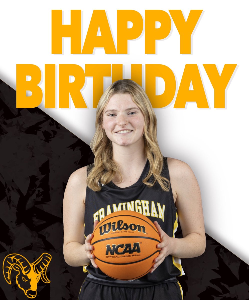 Happy birthday Bridget! Your #fRAMily🐏🏀 hopes you have a great day! 🥳💛