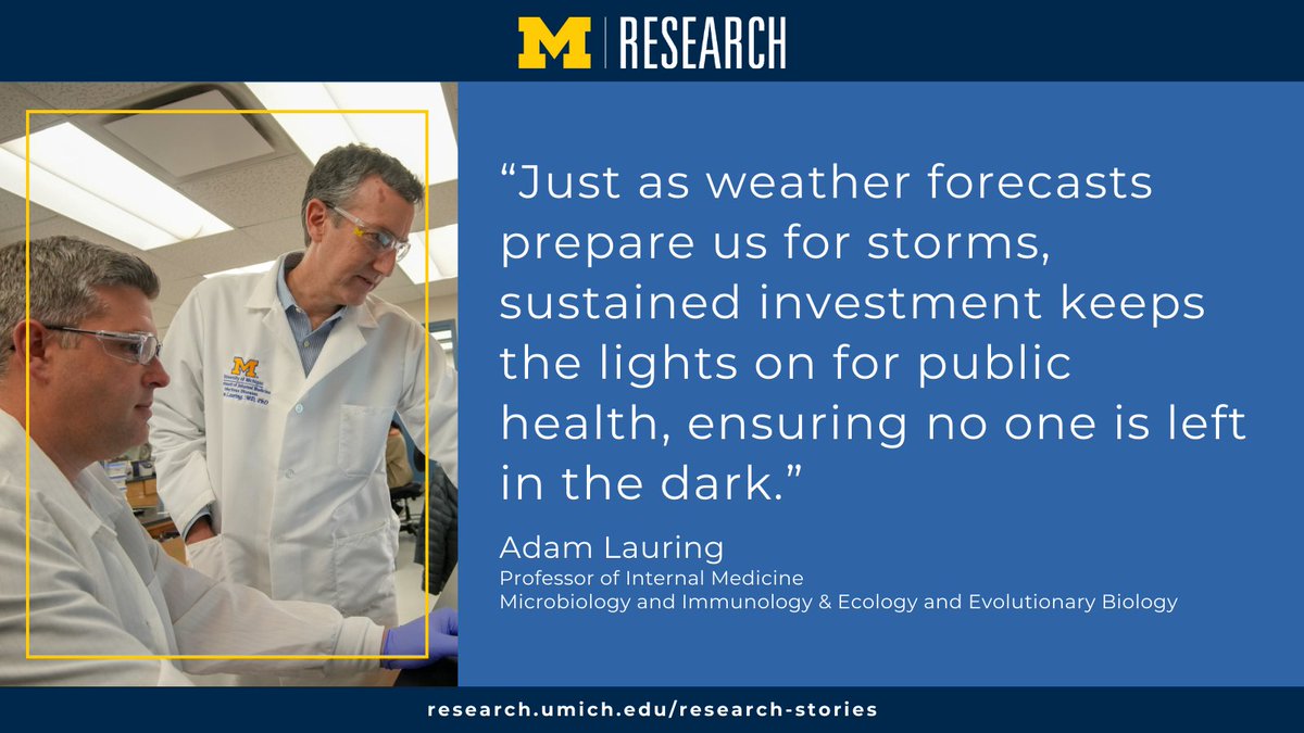 Michigan Research (@umichresearch) on Twitter photo Adam Lauring, a professor and chief of the Division of Infectious Diseases at the <a href="/UMichMedSchool/">University of Michigan Medical School</a>, leads a team that tracks new respiratory viruses and strains in the state of Michigan. myumi.ch/rAAwd Adam Lauring, a professor and chief of the Division of Infectious Diseases at the <a href="/UMichMedSchool/">University of Michigan Medical School</a>, leads a team that tracks new respiratory viruses and strains in the state of Michigan. myumi.ch/rAAwd