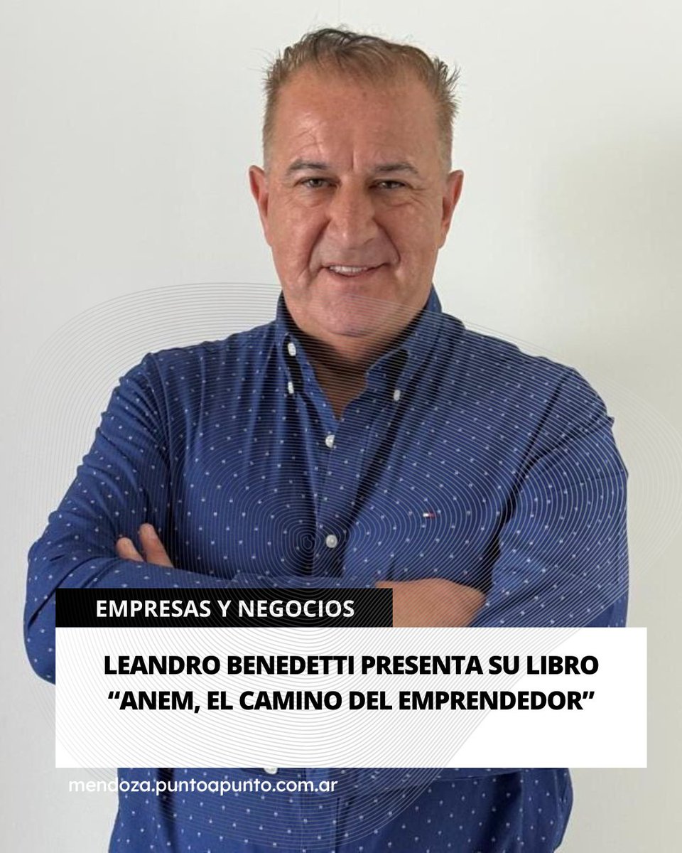 El autor, mendocino y director comercial de Grupo Altasur Sudamérica, ha sido socio fundador de 17 empresas en Argentina, Chile, Brasil y Estados Unidos. Claves: dominar las emociones y buscar siempre las oportunidades.

mendoza.puntoapunto.com.ar/leandro-benede…