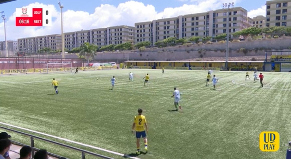 Watching now: <a href="/UDLP_Oficial/">UD Las Palmas</a> U19 vs <a href="/RealBetis/">Real Betis Balompié 🌴💚</a> U19

<a href="/JuvenilDH/">Juvenil División de Honor</a> 
<a href="/UDLP_Cantera/">UD Las Palmas - Cantera</a> 
<a href="/RBetisCantera/">Real Betis Cantera</a> 
Copa Campeones Juvenil