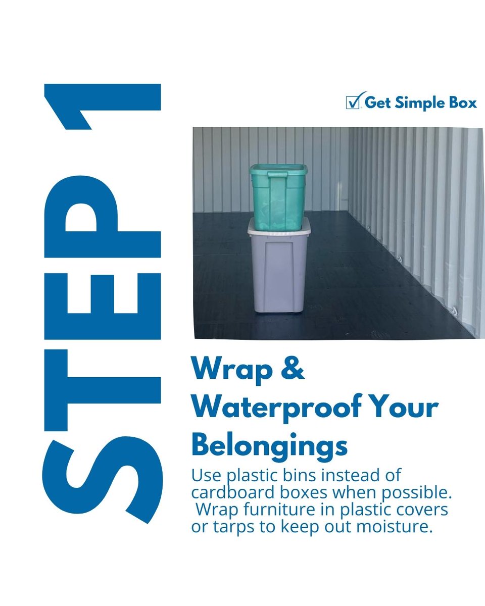 getSimpleBox's tweet image. At Get Simple Box, we make it easy to rent a container, store your stuff, or move at your own pace — rain or shine.
#MovingTips #ContainerRental #StorageContainer #RainyDayMove #PortableStorage #DIYMove #GetSimpleBox #MovingMadeSimple #LocalMoving #StorageSolutions #PackLikeAPro